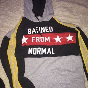Adidas “Banned from normal” hoodie
